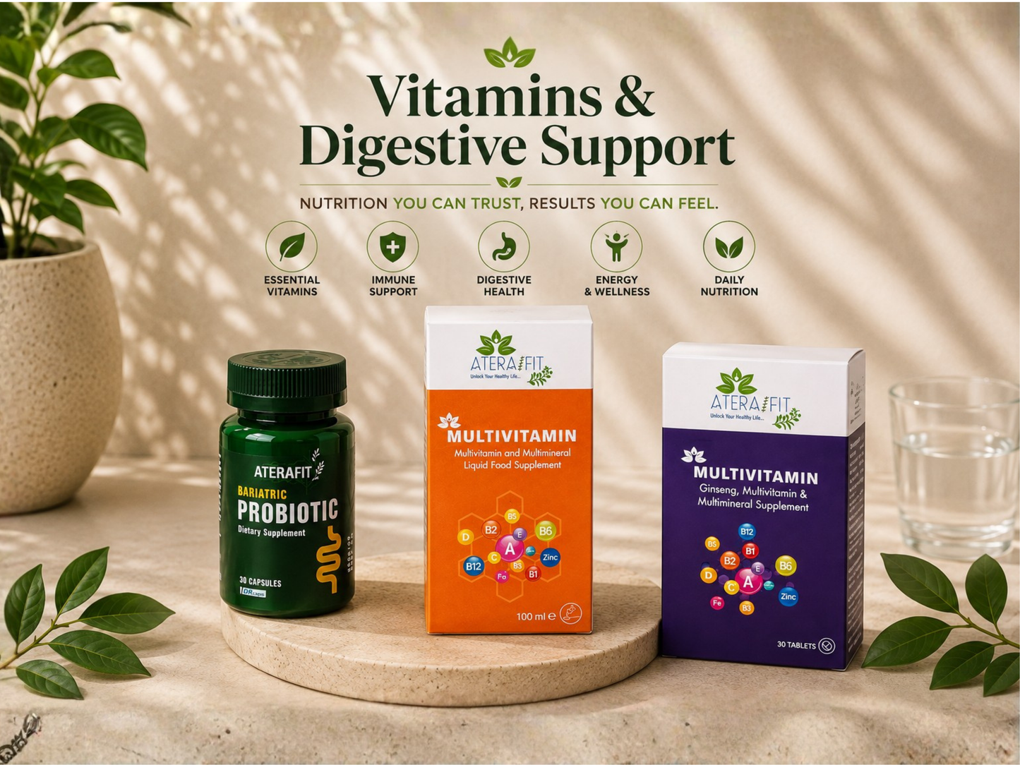 Vitamine și Suport Digestiv